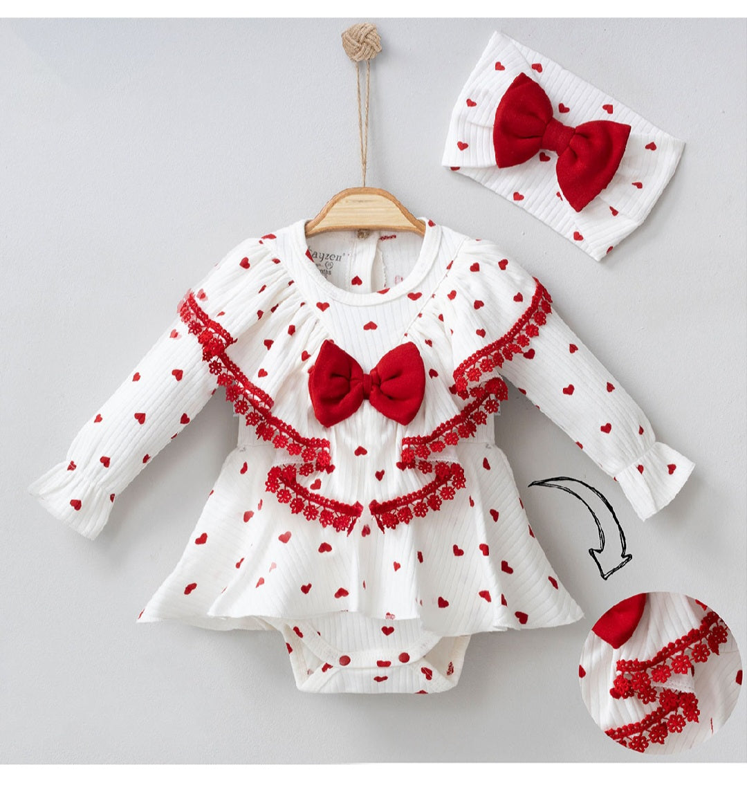 Red baby dress ❤️