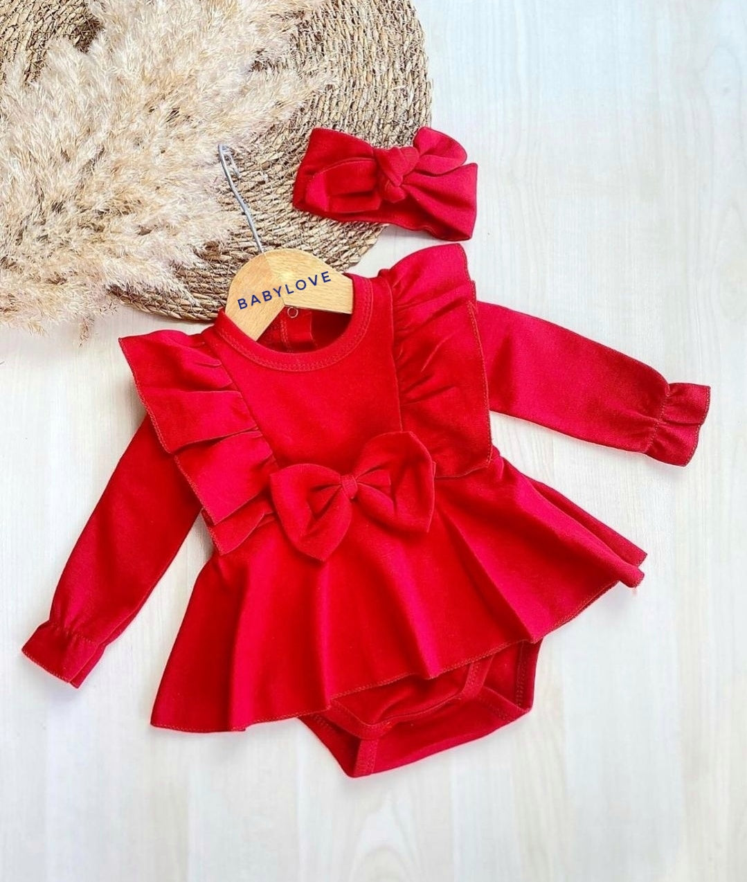 Baby girl dress nubby design for winter