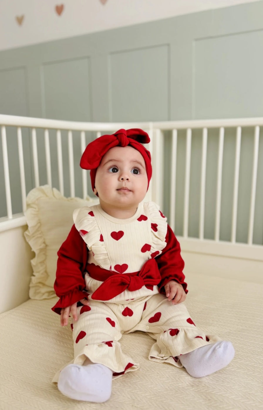 Baby overall & headband