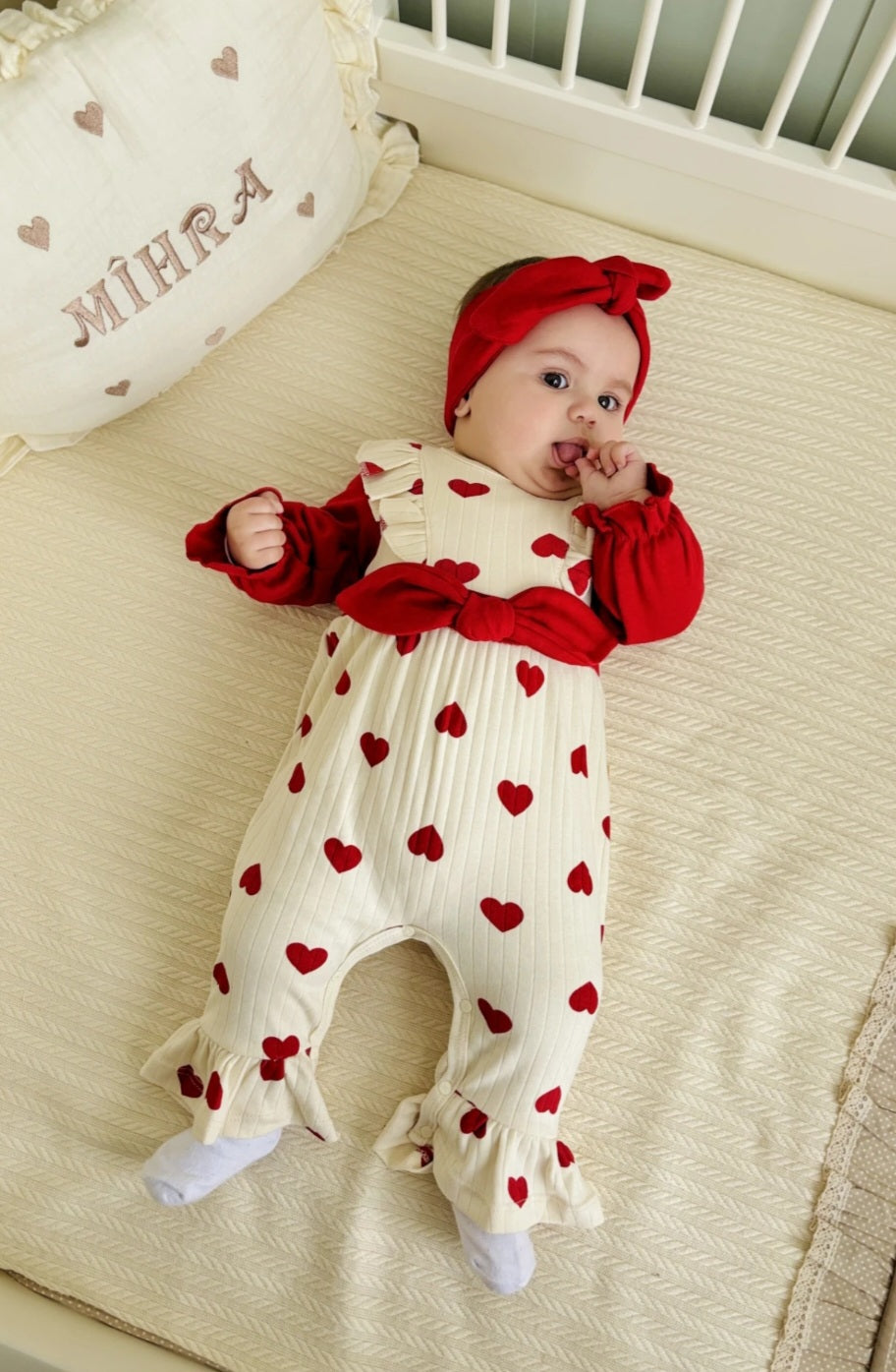 Baby overall & headband