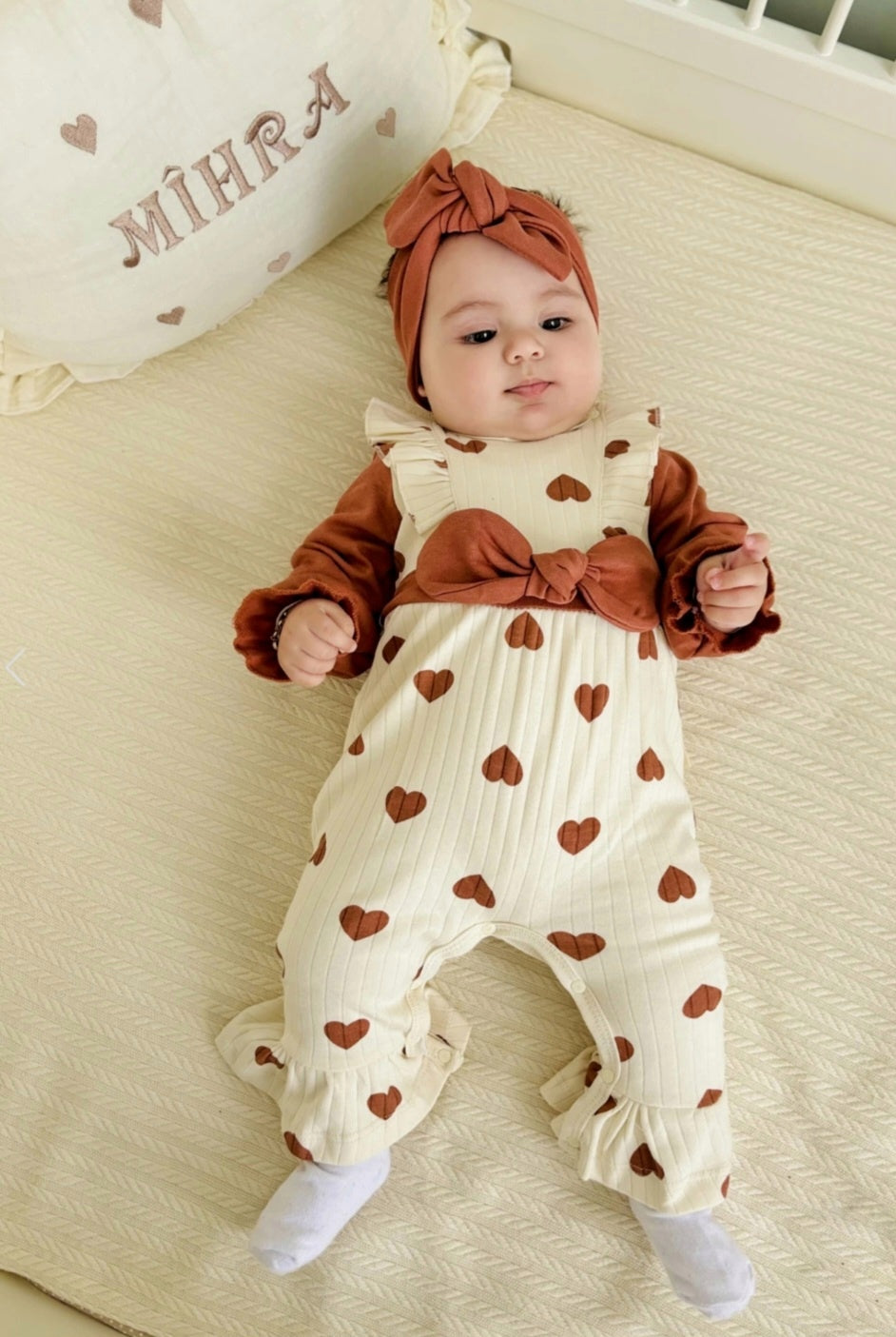Baby overall & headband