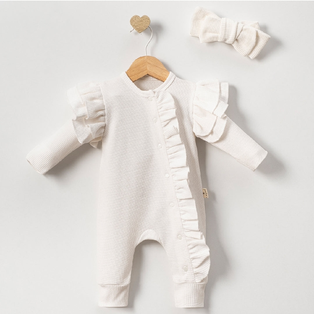 Baby overall & headband