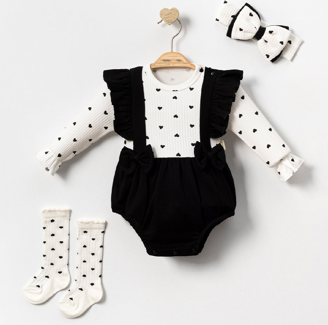 Baby dress with socks & headband