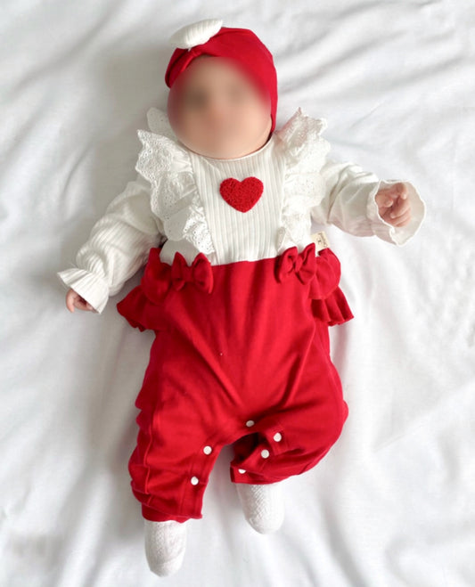 Baby overall & headband