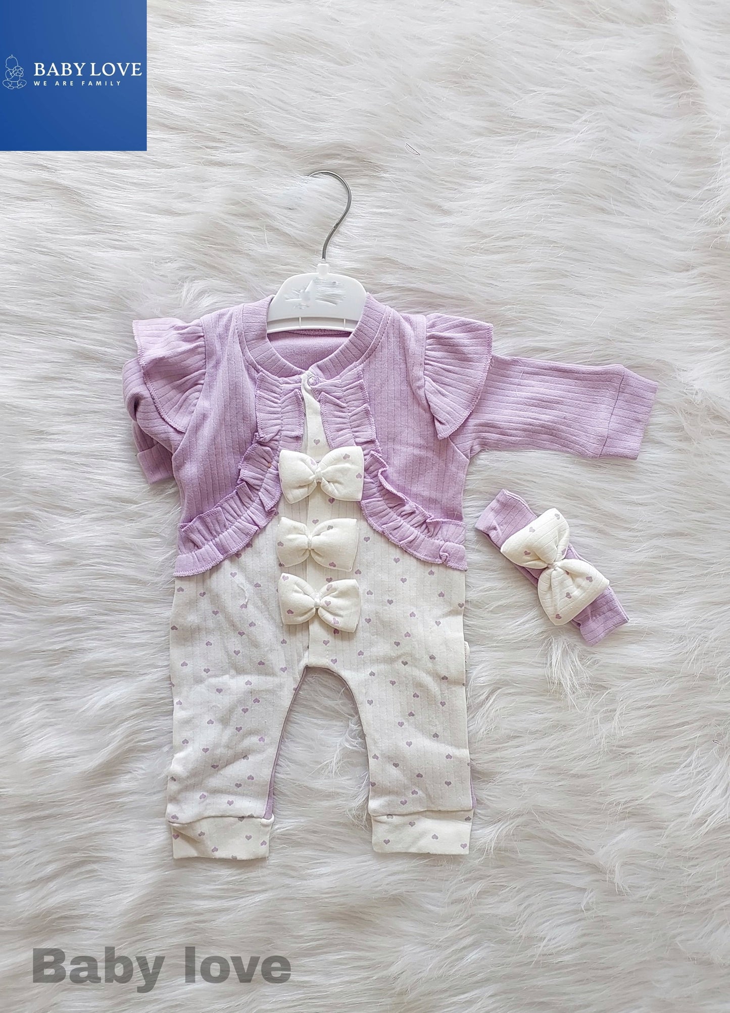 Baby overall & headband