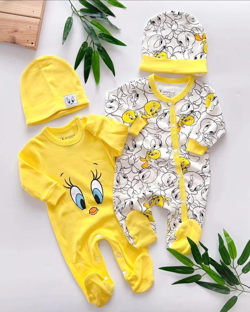 بكج افرهول قطن ناعم 💛