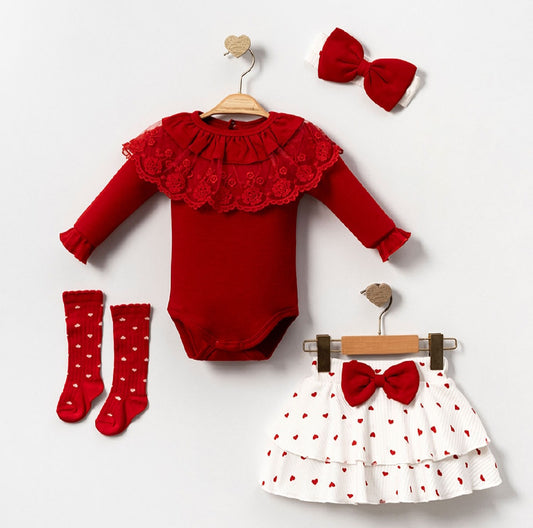 Baby girl cotton set