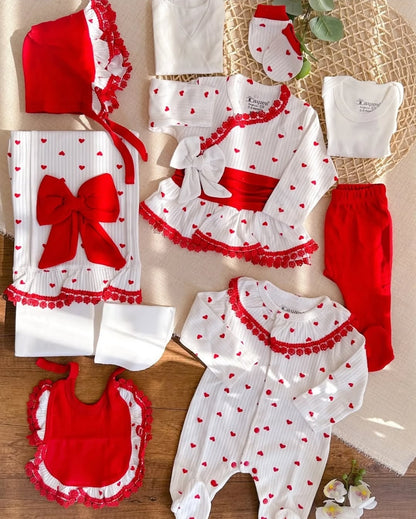 10 Pcs pure cotton hospital set