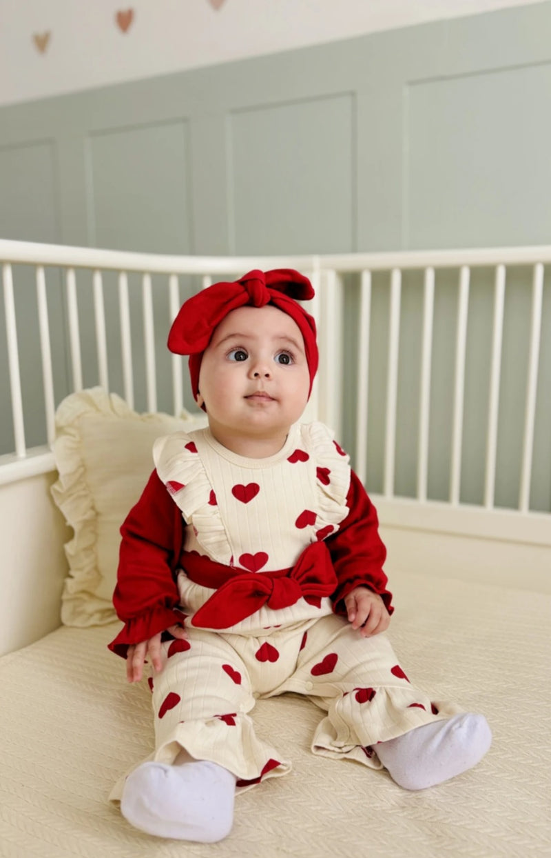 Baby overall & headband