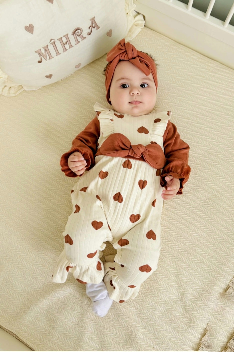Baby overall & headband