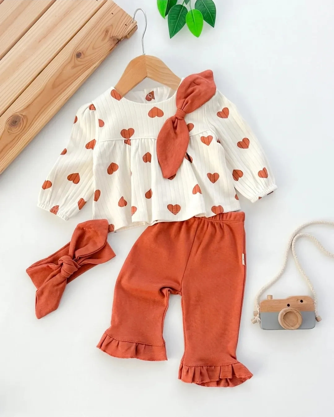 Baby cotton set & headband