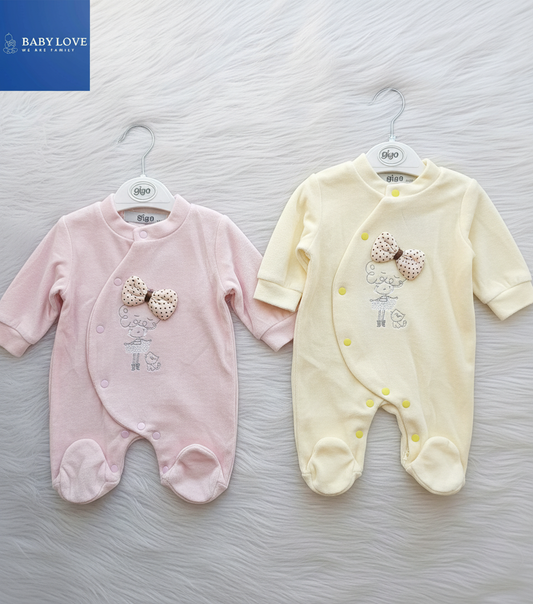High-quality professional product photo of newborn baby clothes