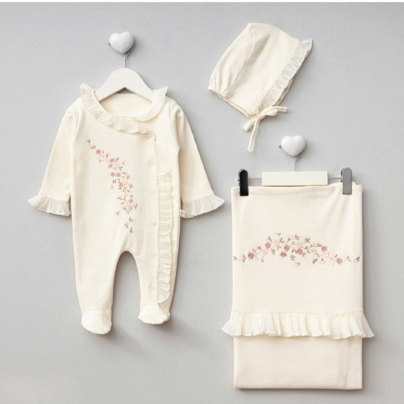 طقم مستشفى ٣ قطع قطني