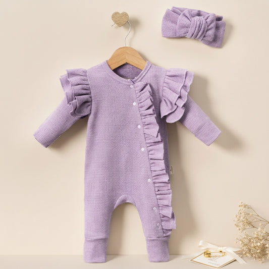 Baby overall & headband