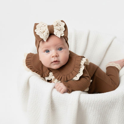 Baby overall & headband