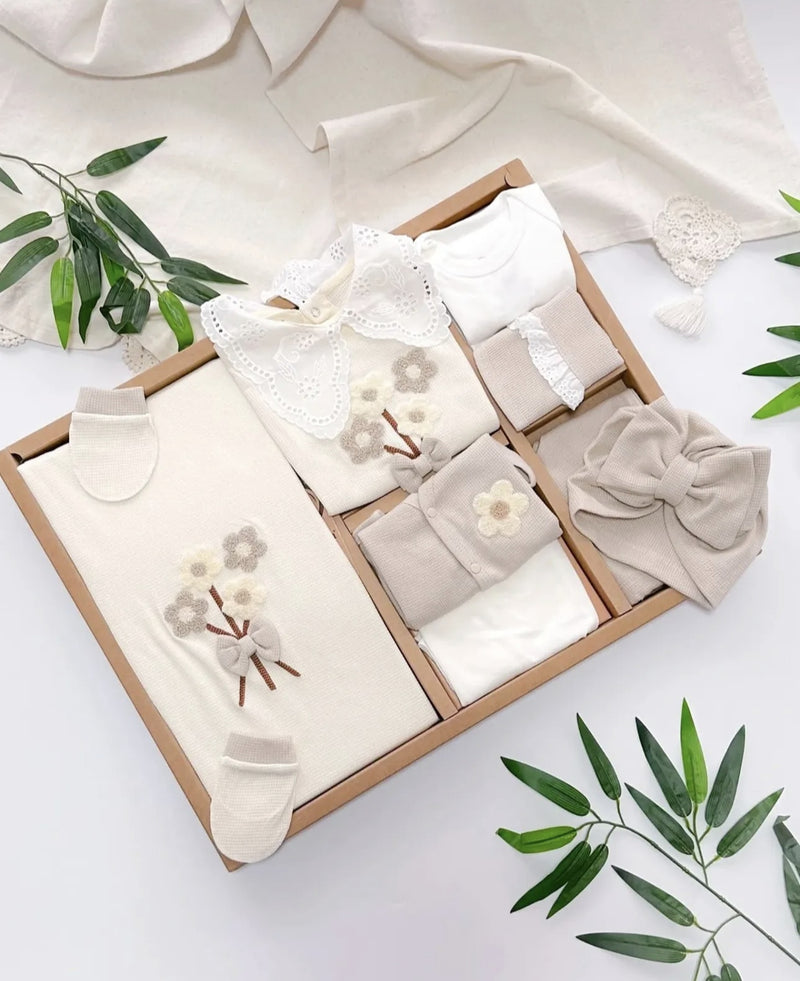 طقم مستشفى من القطن الناعم ١٠ قطع