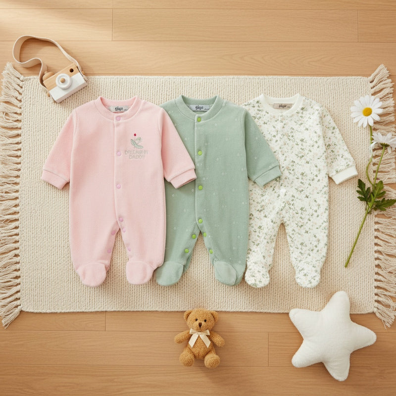 طقم افرهولات مخمل شتوي