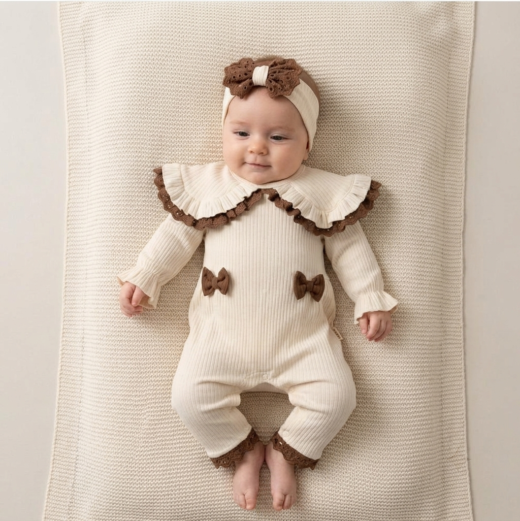 Baby overall & headband