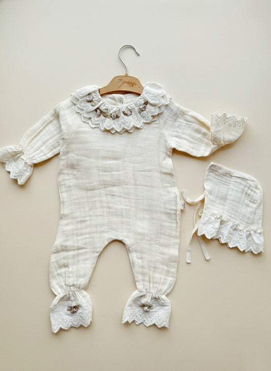 افرهول قطن ناعم مع طقية 🤎