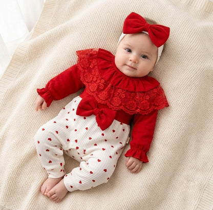 Baby overall & headband