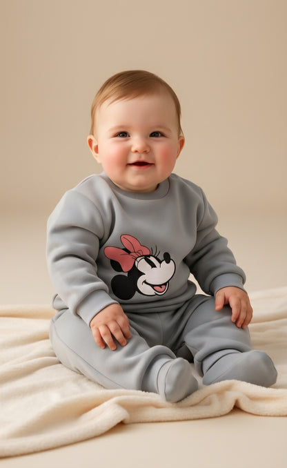 بجامة مخمل مبطنة فرو