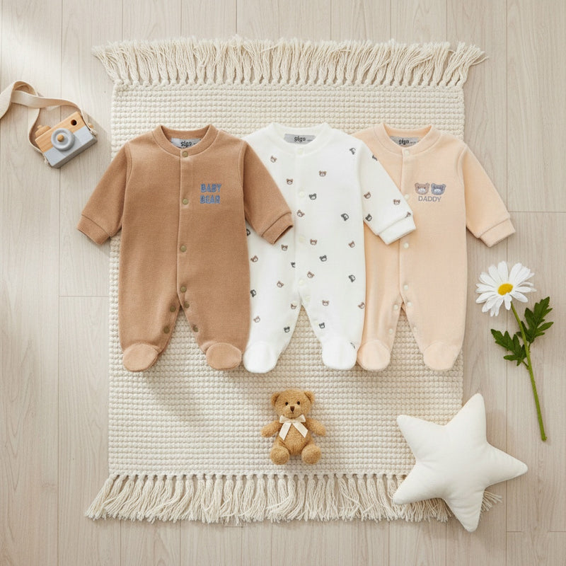 طقم افرهولات مخمل شتوي