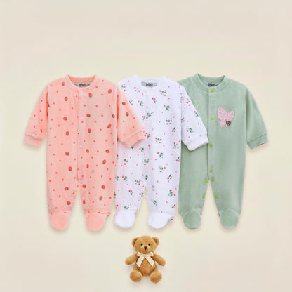 طقم افرهولات مخمل شتوي