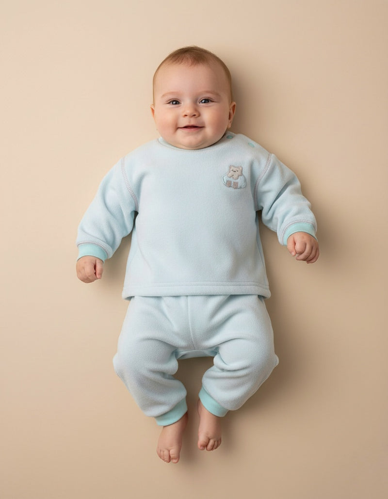 بجامة مخمل مبطنة فرو