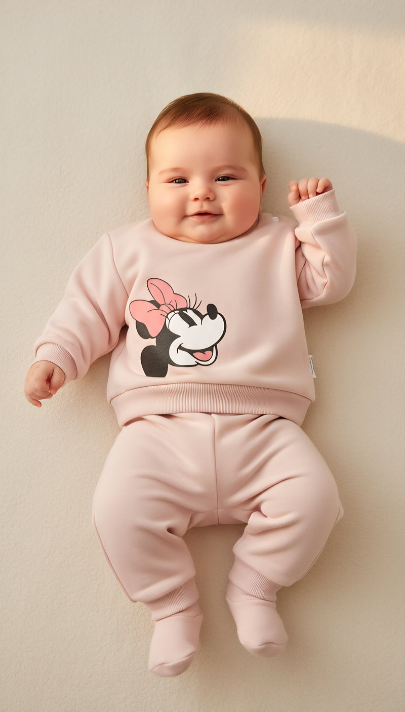 بجامة مخمل مبطنة فرو