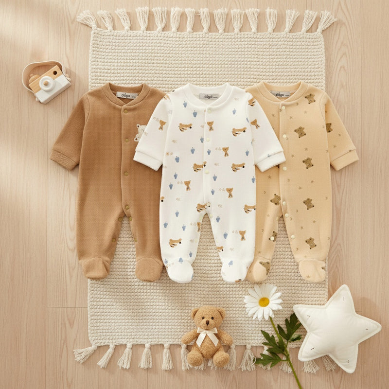 طقم افرهولات مخمل شتوي