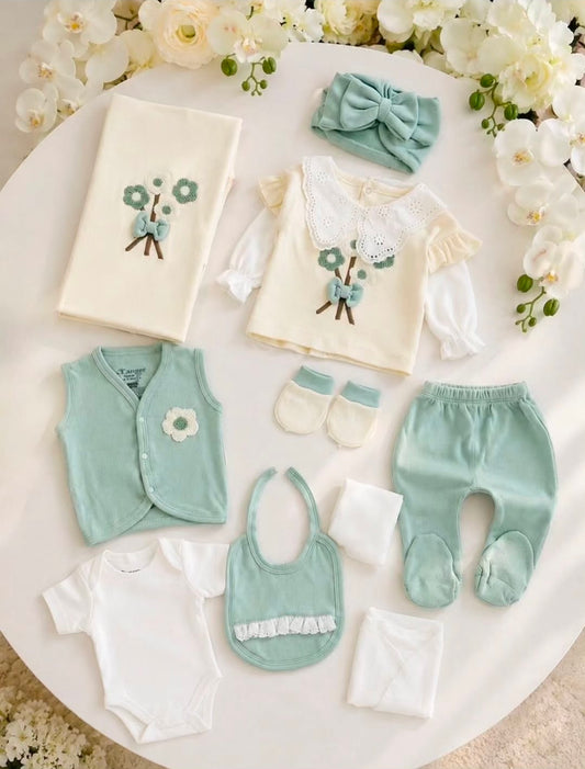 10 Pcs pure cotton hospital set