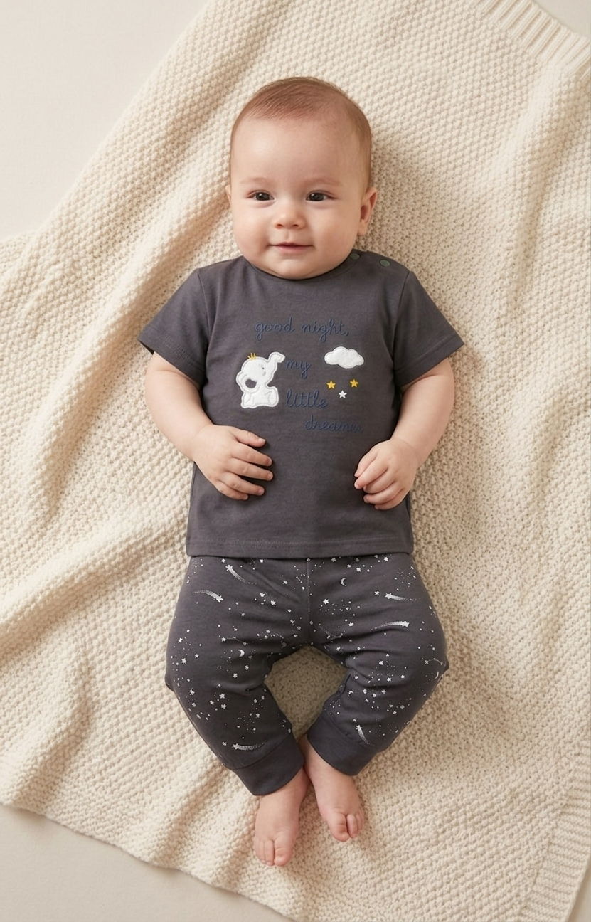 Cotton baby pyjamas