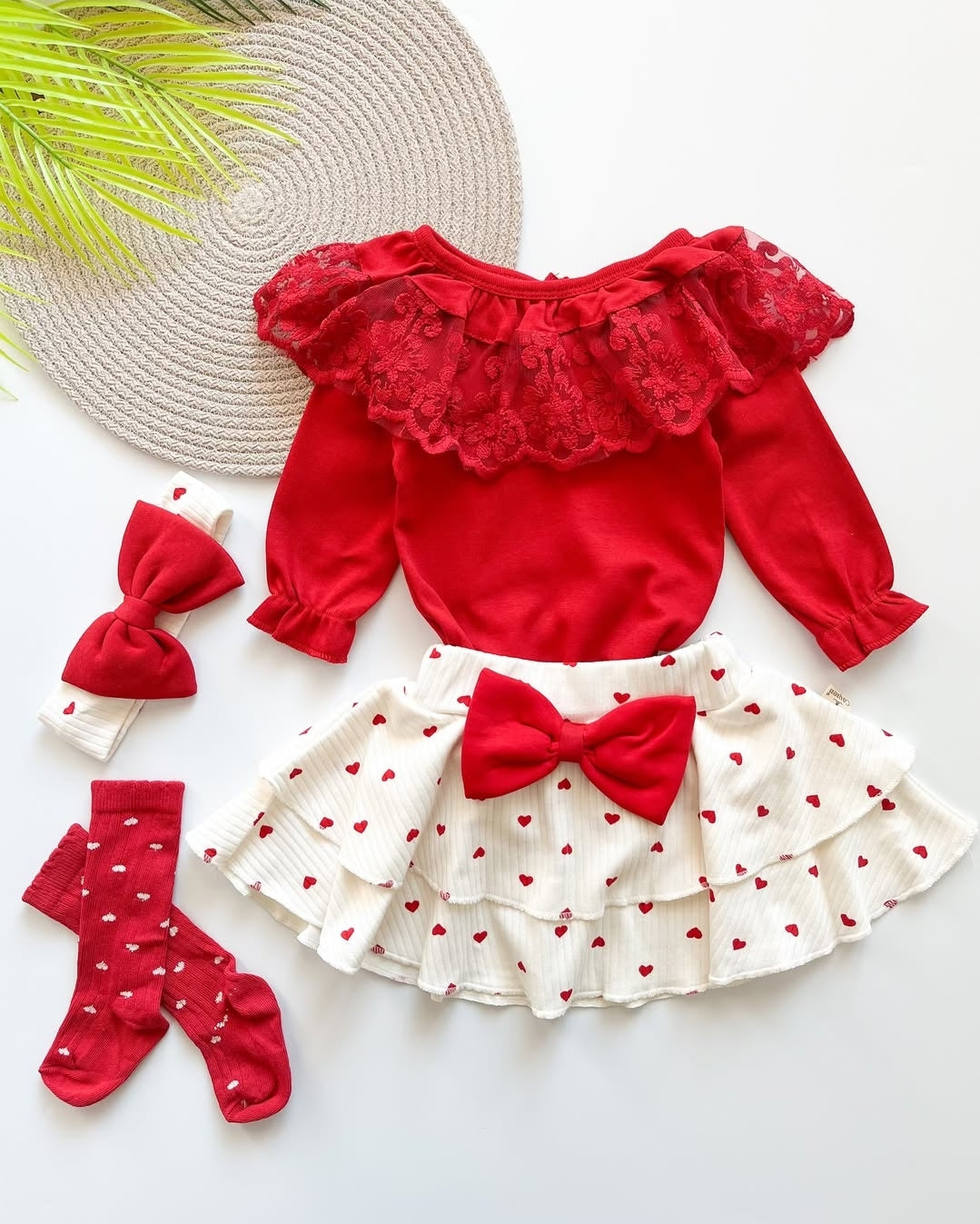 Baby girl cotton set