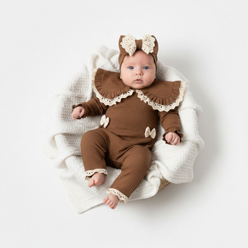 Baby overall & headband