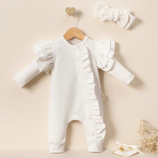 Baby overall & headband